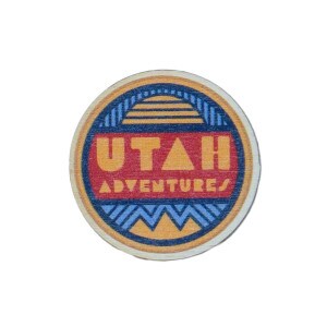 Utah Geometric Wooden Pin